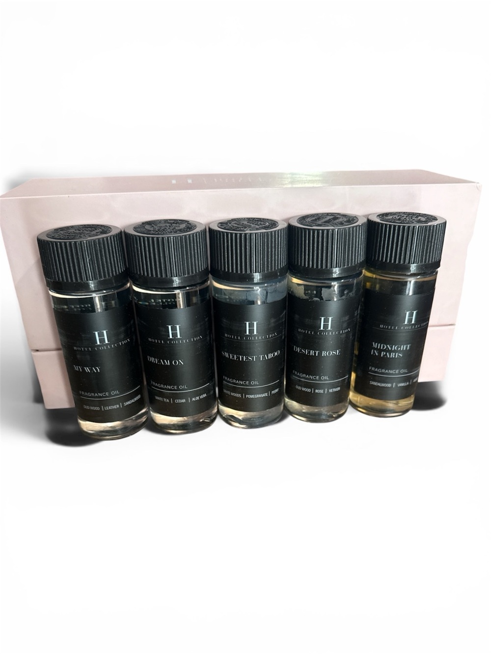 New Hotel Collection Fragrance Oil Gift Set 5 X 50ml In 5 Different Scents